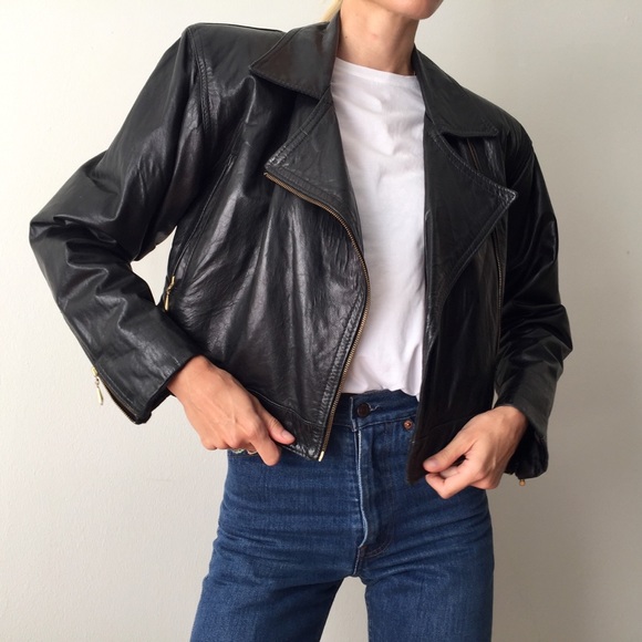 Vintage Leather Jacket - Picture 1 of 9